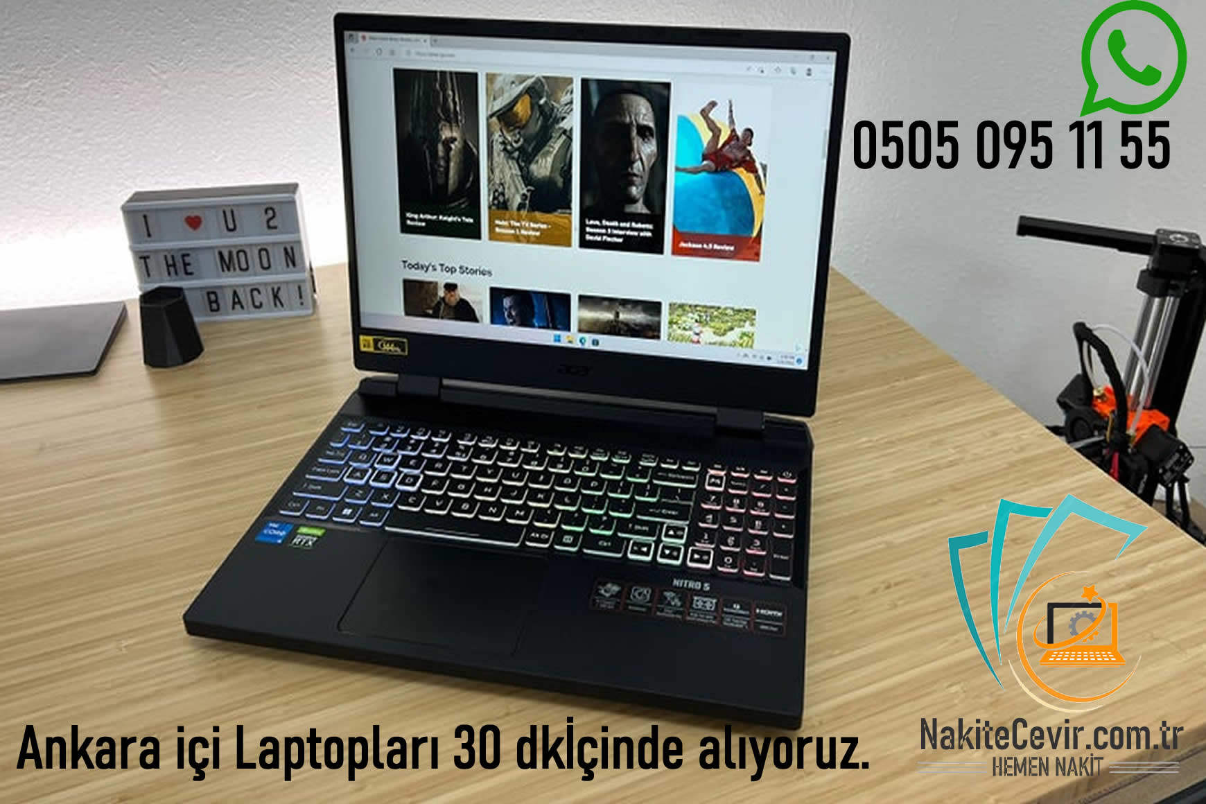 Oyuncu Laptop Alan Ankara Bilgisayarcı